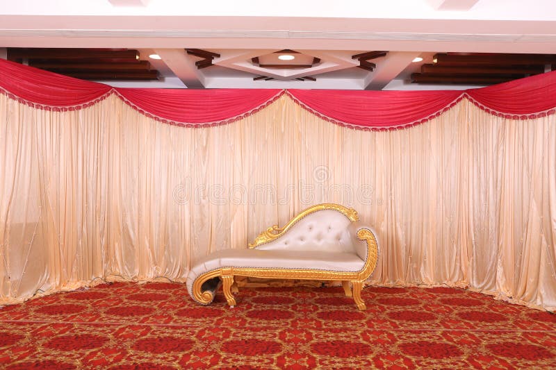 Luxurious Couch in a Wedding Stock Photo Image of decoration, textile