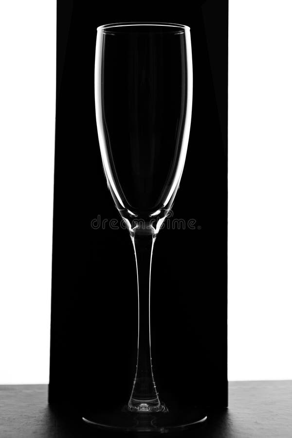 Empty Luxury Champagne Glass Stock Photo Image of alcohol, glass