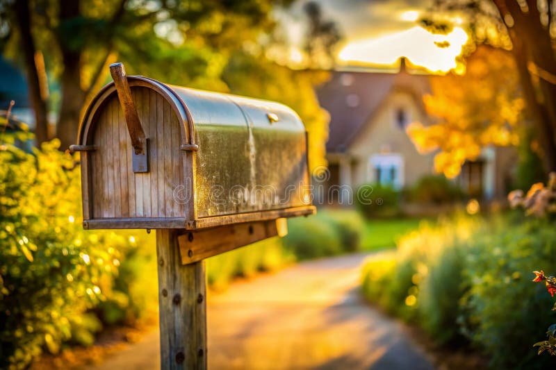 Empty Mailbox and Blank Letter A Compositional Study in Simplicity and Expectation. This captivating image showcases an empty mailbox, its simple form highlighted against a backdrop that suggests a quiet, contemplative scene. A blank letter sits nestled within the mailbox s opening, creating a visual tension between anticipation and the absence of correspondence. The rule of thirds composition guides the viewer s eye, drawing attention to the empty mailbox and the blank letter
