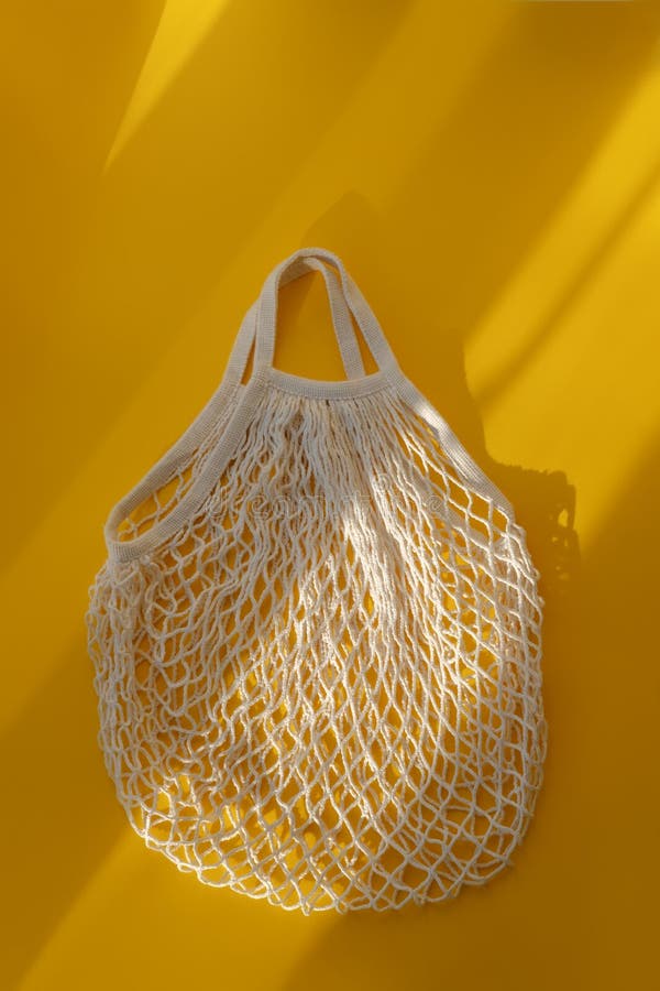 yellow garbage bag with concept the color of yellow garbage bags