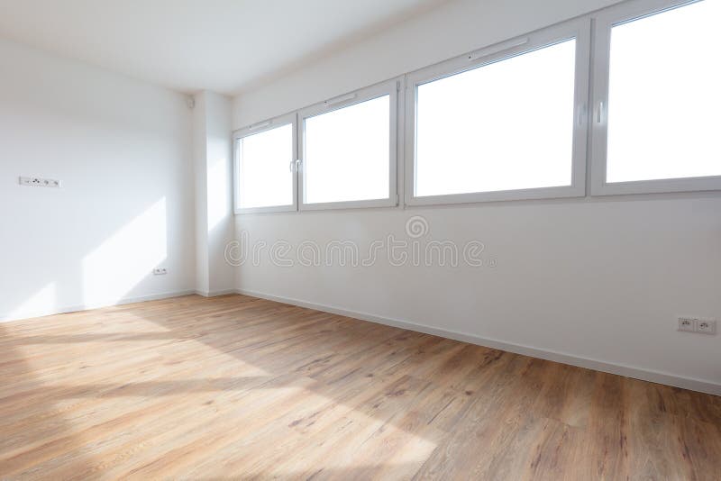 Empty New Office Room with Small Kitchen for Rent Stock Image Image