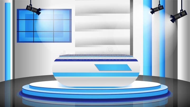 Empty News Studio Stock Illustrations 1 407 Empty News Studio Stock Illustrations Vectors Clipart Dreamstime