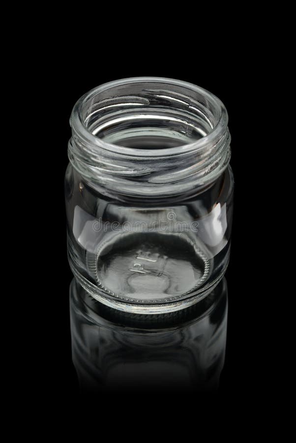 Open Empty Jar On A White Background Stock Photo, Picture and Royalty Free  Image. Image 58952347.
