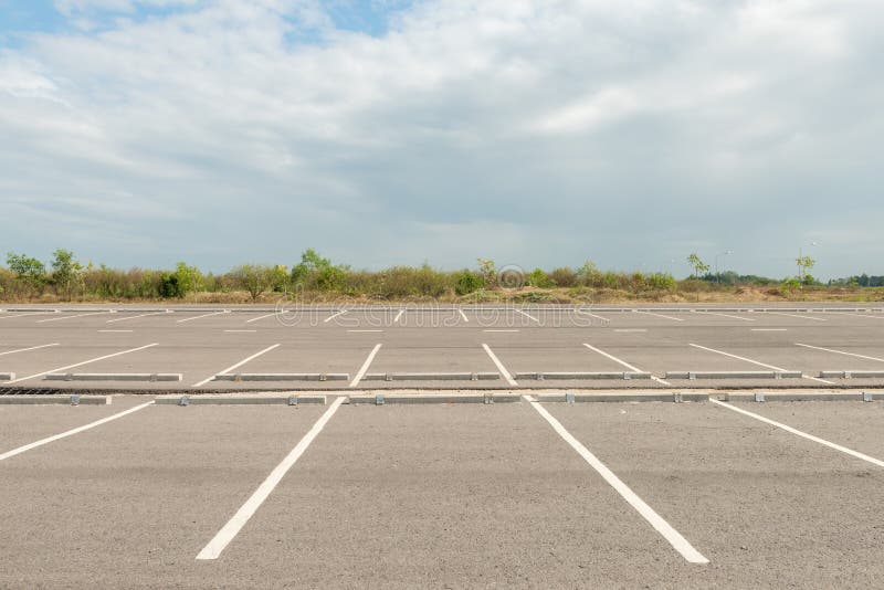 Empty Parking Lot Stock Photo Image Of Driving Fresh 72578170