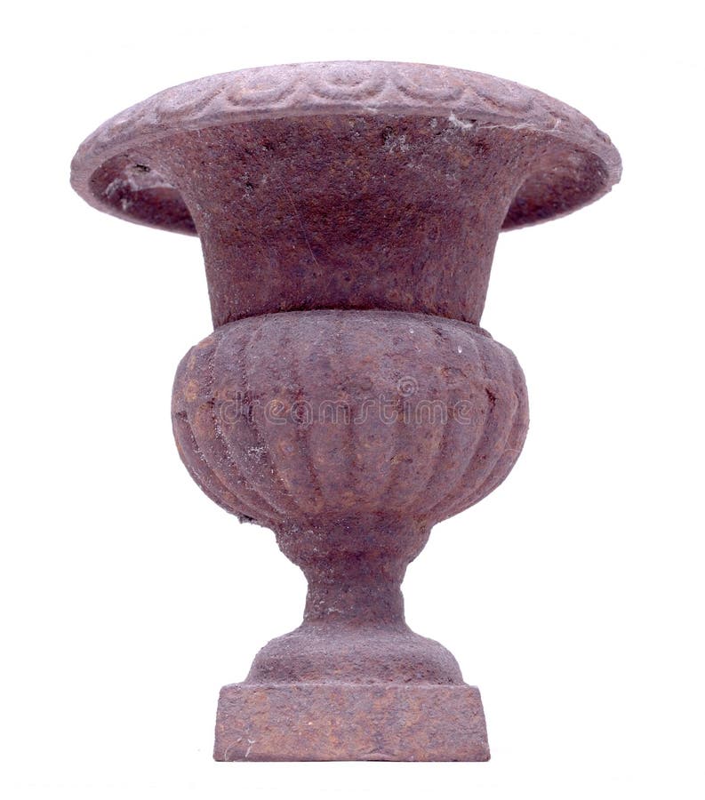 Empty plant pot isolated stock image. Image of white 69461013