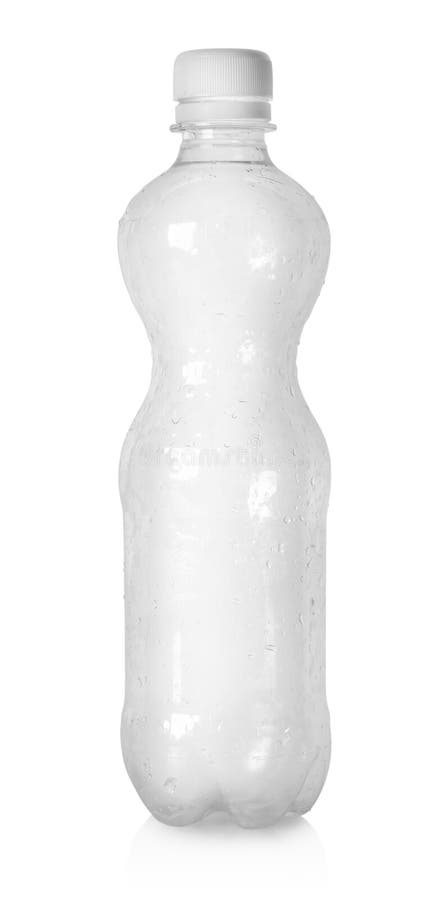 Empty plastic bottle stock photo