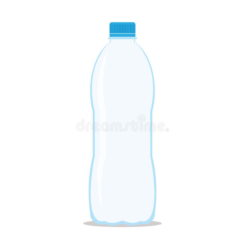 Empty plastic water bottle mockup isolated icon Stock Vector by ©Seamartini  317743394