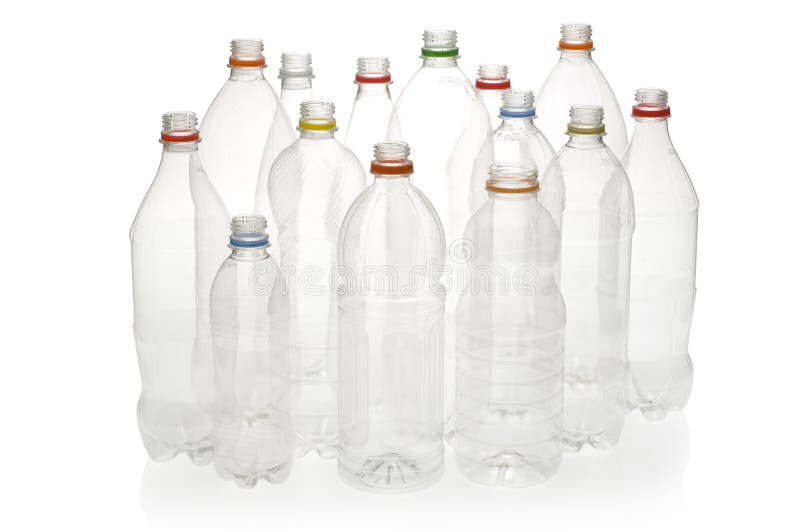 Plastic Beverage Bottles for Recycling. Stock Photo Image of reuse
