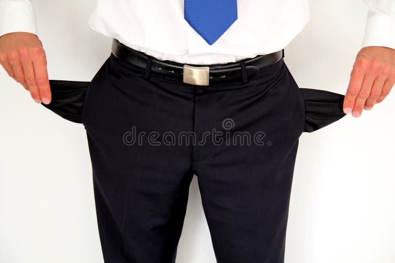 Empty Pockets royalty free stock photo Empty Pockets royalty free stock photo