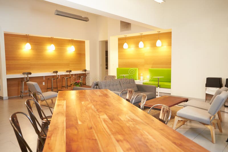 Empty Relaxation Area In Design Studio royalty free stock photos