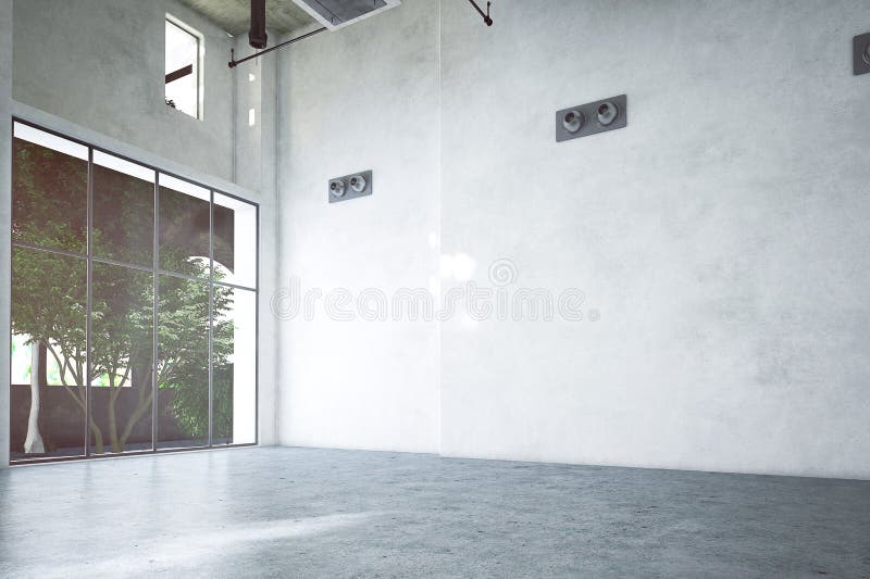 Empty Rendered Industrial Room Stock Illustrations 187 Empty Rendered