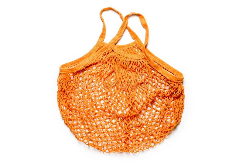 orange string bag