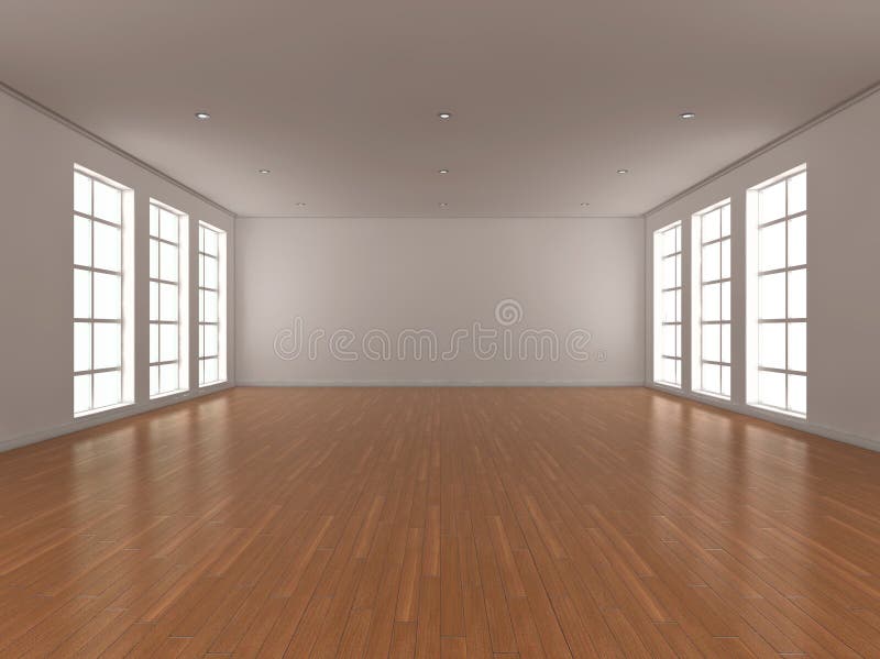 Empty room stock illustration. Illustration of