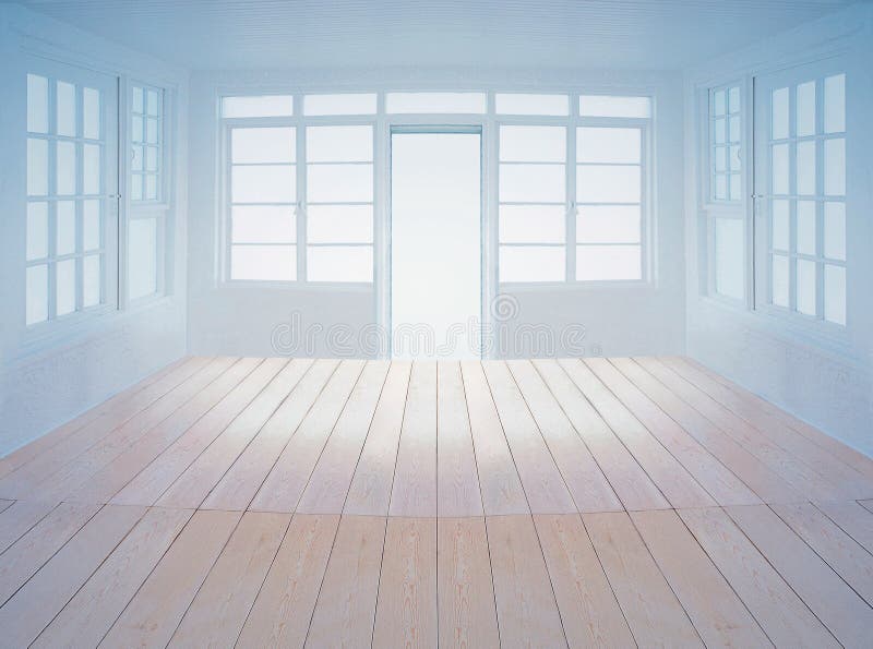 Empty Room with Wooden Floor Stock Image Image of floor, luxury 87254683
