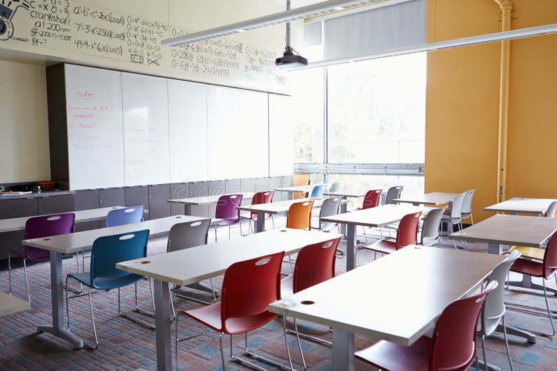 Empty School Classroom Stock Photo Image 52846550