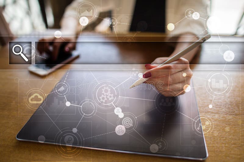 Empty Search bar. Web site, URL. Business, internet and technology concept. royalty free stock image