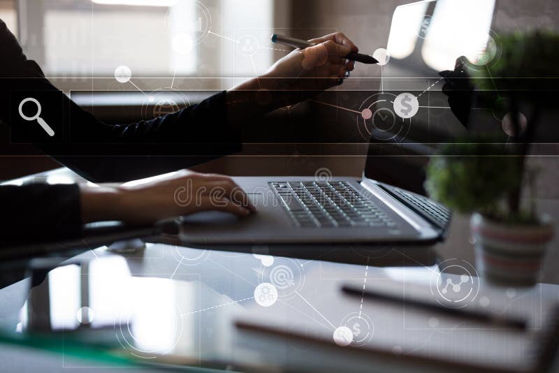Empty Search bar. Web site, URL. Business, internet and technology concept. stock photos
