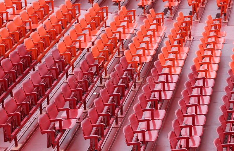 Empty Seats before the Sporting Event Stock Image Image of