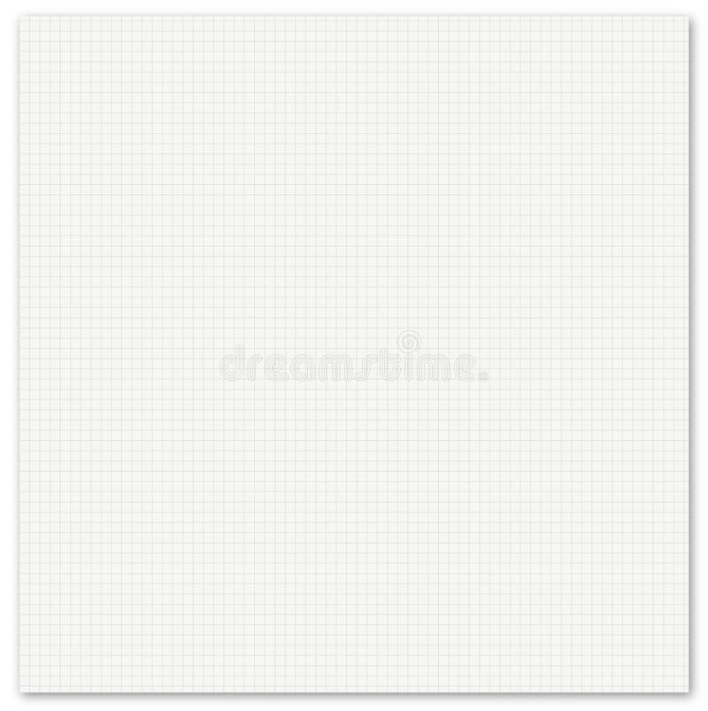 Dot Grid Paper Graph Paper 1 Cm on White Background Vector Stock