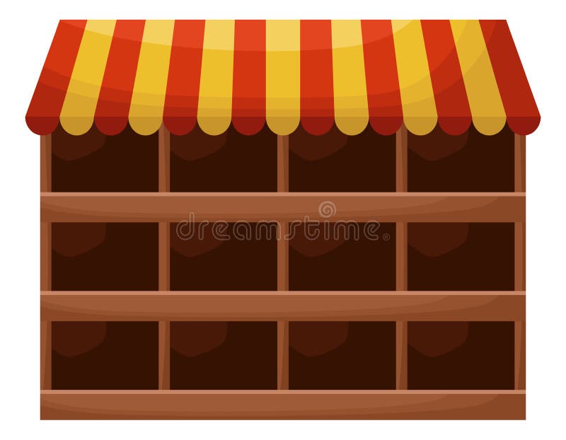 Empty Grocery Store Shelves Clip Art