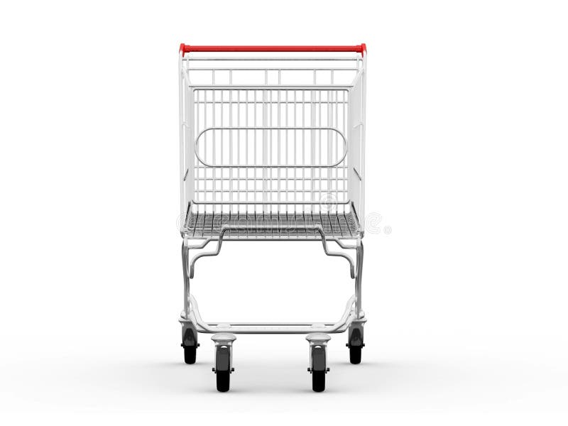 Empty Shopping Cart vector illustration