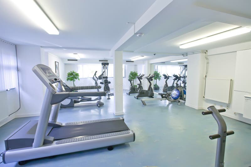 Empty sport room royalty free stock image