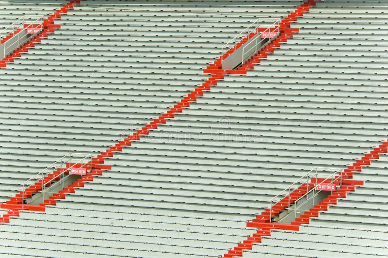 Empty sports stadium royalty free stock photo