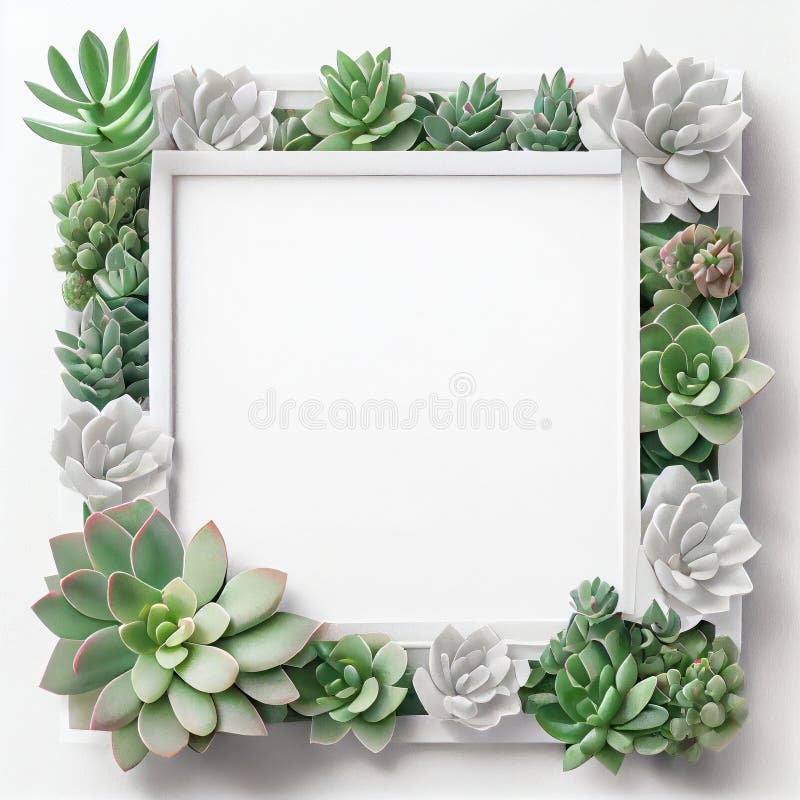 Premium Photo  An empty square frame covered with polymer clay