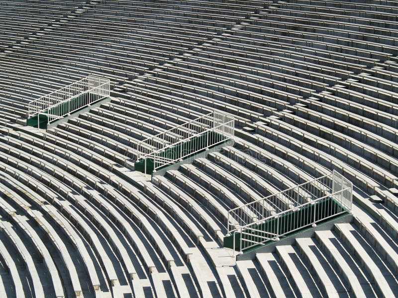 Empty stadium stock image