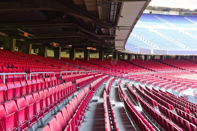 Empty Stadium Tribunes