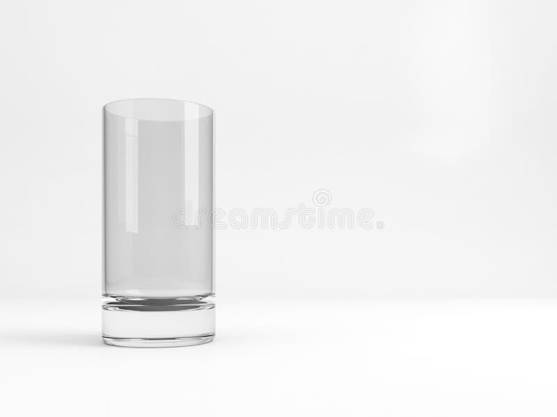 Tumbler glass collins Royalty Free Vector Image