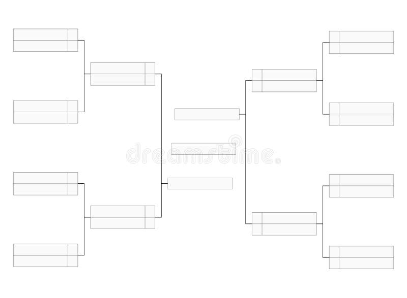 tournament quarter-finals of the championship table on sports with a  selection of the finalists and the winner 13686845 Vector Art at Vecteezy