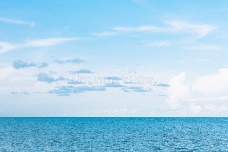 Empty Vast Blue Ocean Horizon And Clear Sky Slightly Clouds In Summer Stock Image Image Of Coast Landscape Empty Vast Blue Ocean Horizon And Clear Sky Slightly Clouds In Summer Stock Image Image Of Coast Landscape