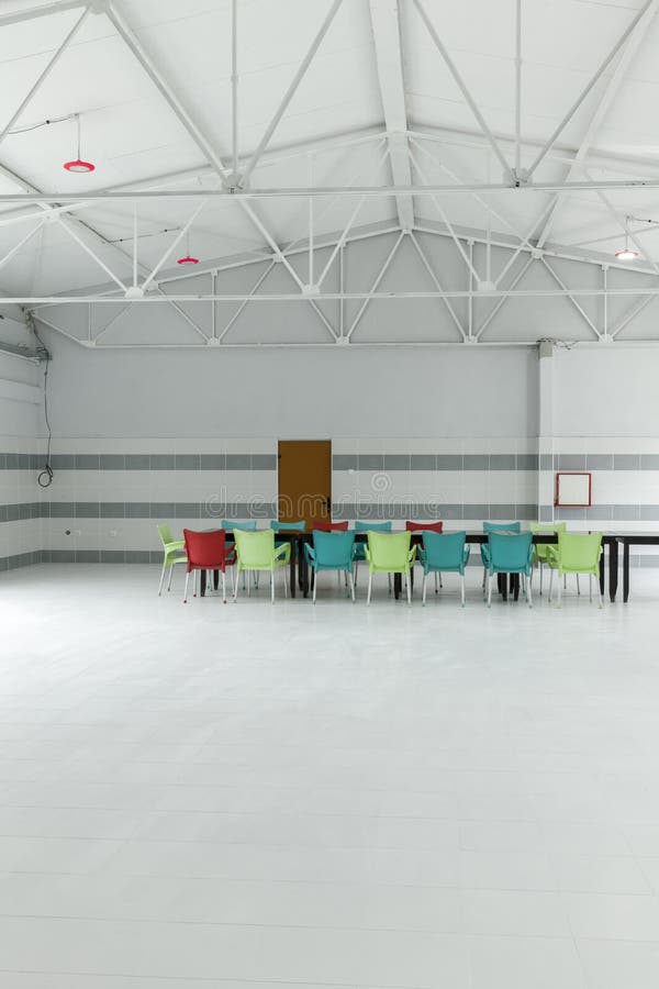 Empty warehous, clean space