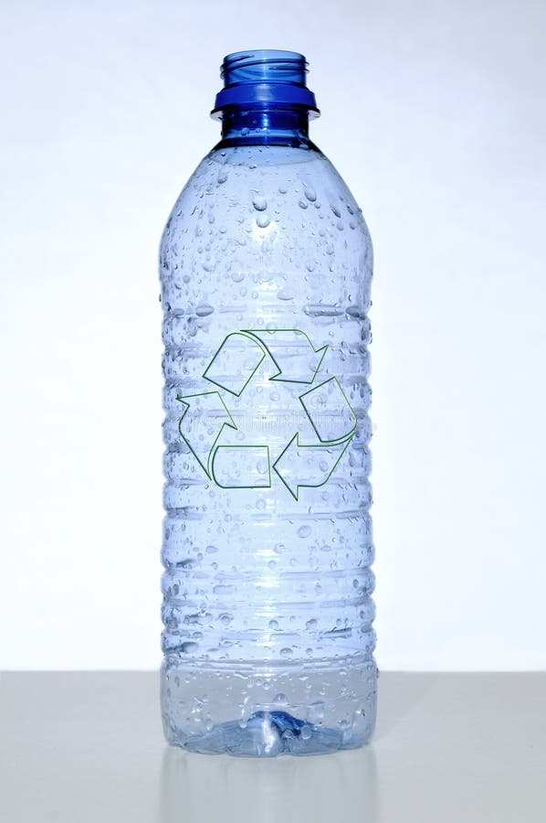 Empty Water Bottle stock images