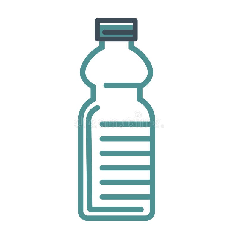 Empty plastic water bottle mockup isolated icon Stock Vector by ©Seamartini  317743394