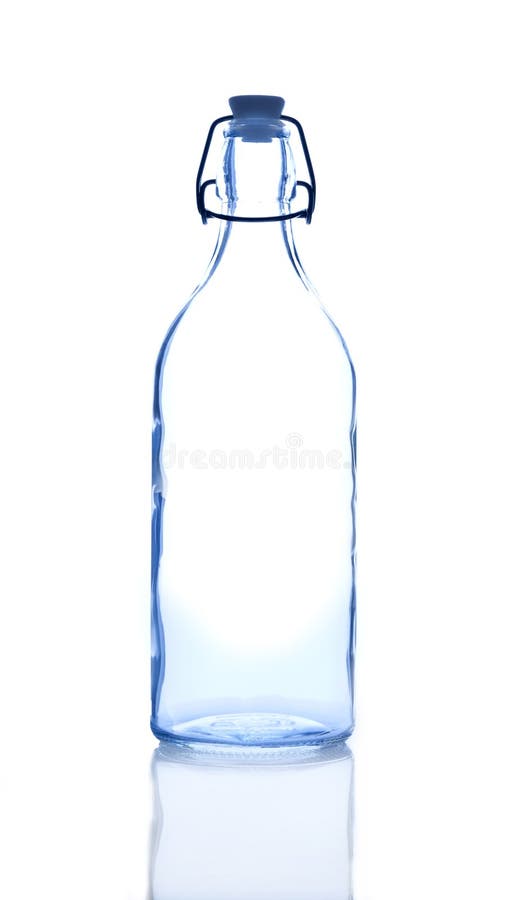 Empty Water bottle, Isolated on white royalty free stock photography
