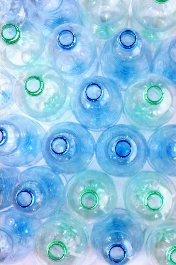 Empty water bottles stock image. Image of liquid, mineral 3105487