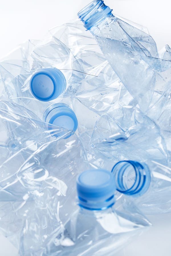 Empty water bottles royalty free stock photo