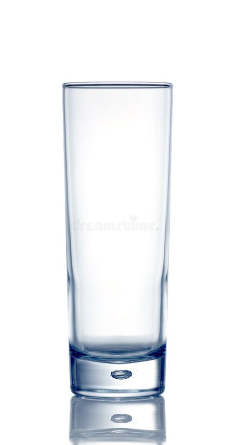 Empty water glass stock photos
