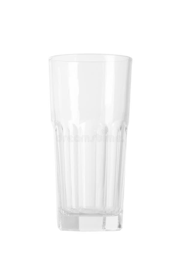 Empty water glass royalty free stock image