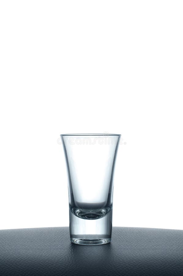 Empty water glass royalty free stock images