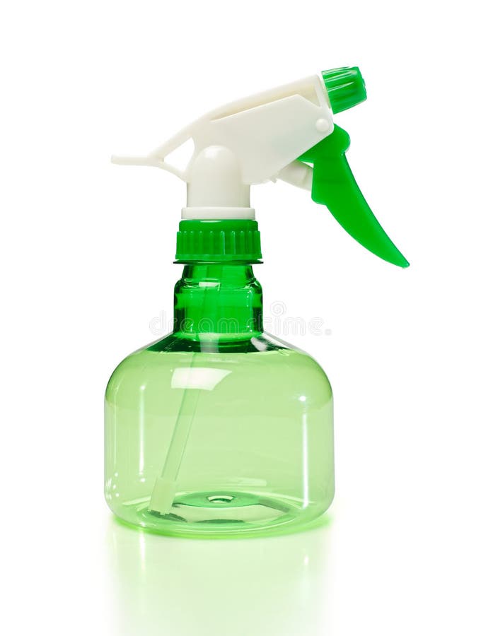 Empty water sprayer bottle royalty free stock photo