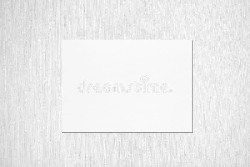 Download Empty White Horizontal Rectangle Poster Mockup Stock Image Image Of Soft Stationery 158143139