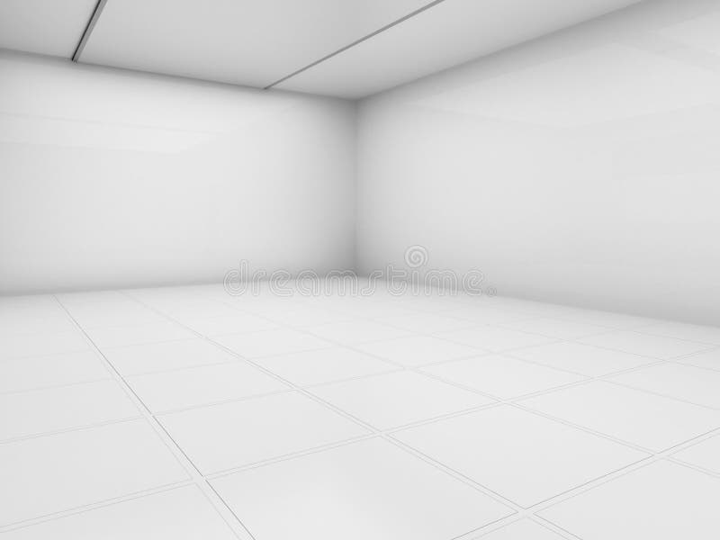 Empty white room