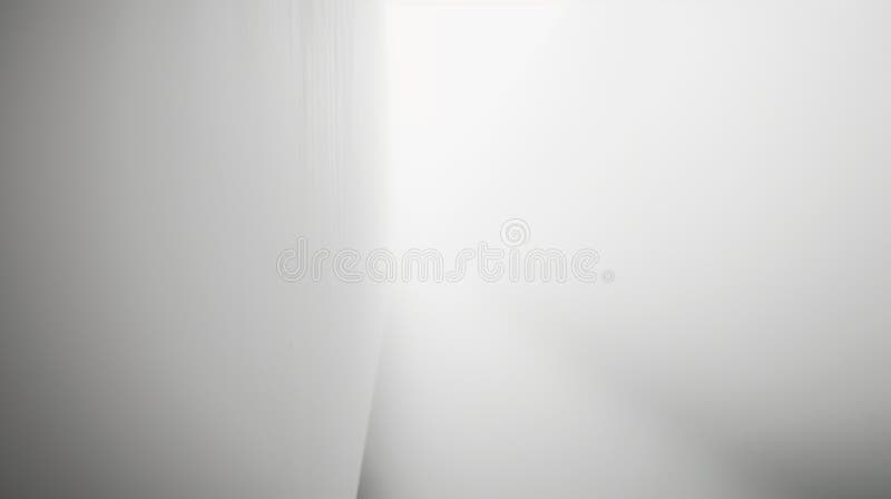 Empty White Studio Background. Design for Displaying Product Stock