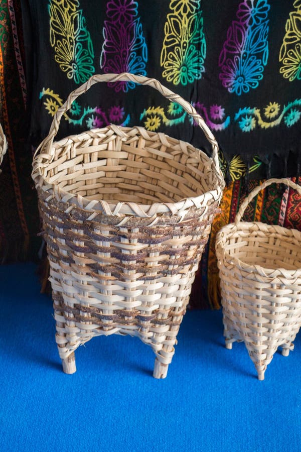 Empty Wicker Baskets for Sale Stock Image Image of wicker, decorative