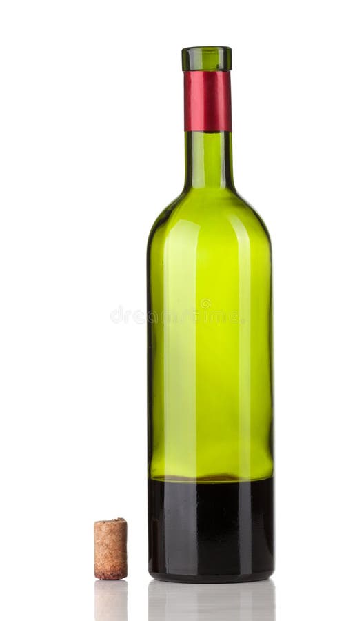 Empty wine bottle