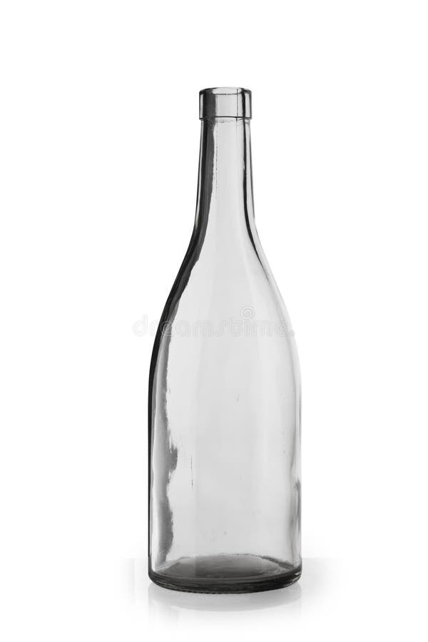 Empty wine bottle