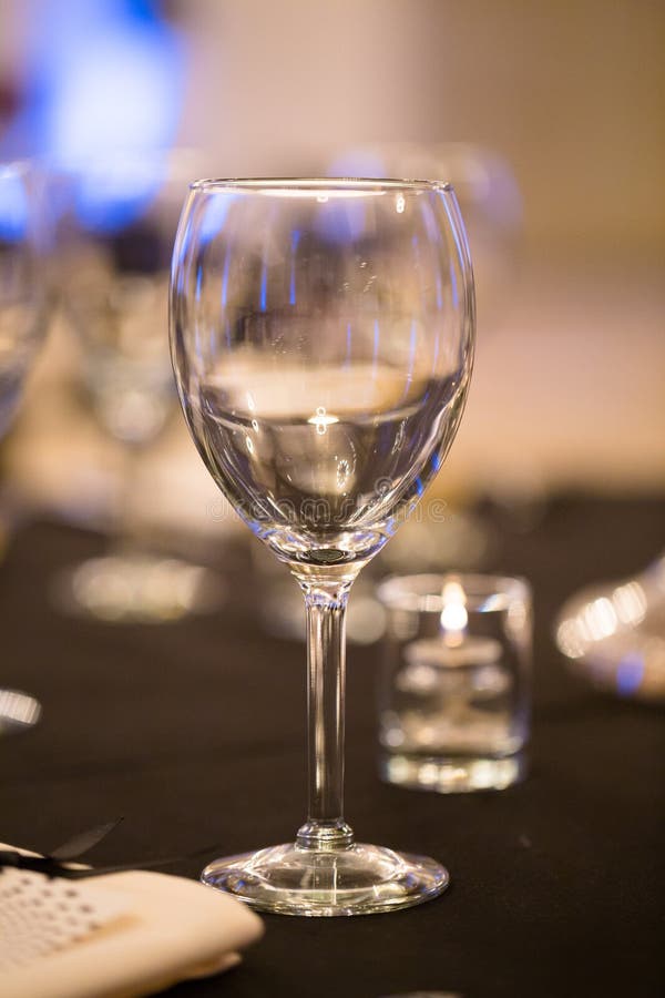 Wine Glass Wedding Reception Stock Image Image of receptions, event